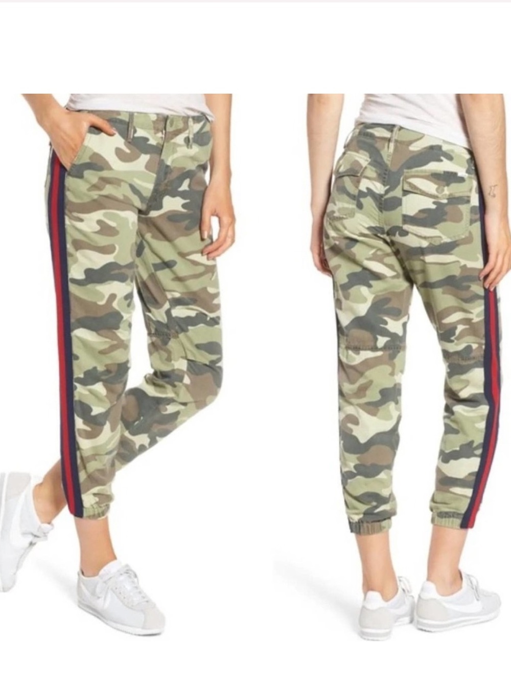 Mother No Zip Misfit Joggers in Double Time Camo